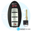 2009 - 2020 NEW Nissan GT-R Smart Proximity Key FCC: KR55WK49622