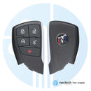 2021-2023 AFT Buick Envision / Llave inteligente de 5 botones / PN: 13537970 / YG0G21TB2