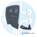 2022-2023 AFT Chevrolet Silverado 1500 / Llave inteligente de 3 botones / PN: 13548436 / YG0G21TB2