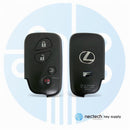 2005 - 2009 Lexus ES350 IS250 IS350 GS300 LS460 Sedan Llave de proximidad inteligente FCC: HYQ14AAB - Tablero 0140