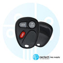 2001 – 2004 AFT Chevrolet GMC Cadillac llave de control remoto FCC: KOBLEAR1XT / PN: 15042968