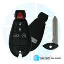 2008 - 2014 NEW Dodge Charger Challenger Keyless Go Proximity Fobik FCC ID: IYZ-C01C - 5B