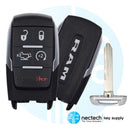 2019 - 2021 NUEVA Dodge Ram Pickup 5B Llave inteligente FCC: GQ4-76T / PN: 68374994AB