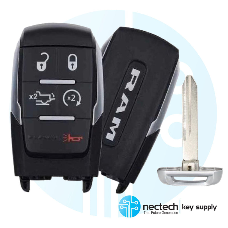 2019 - 2021 NUEVA Dodge Ram Pickup 5B Llave inteligente FCC: GQ4-76T / PN: 68374994AB