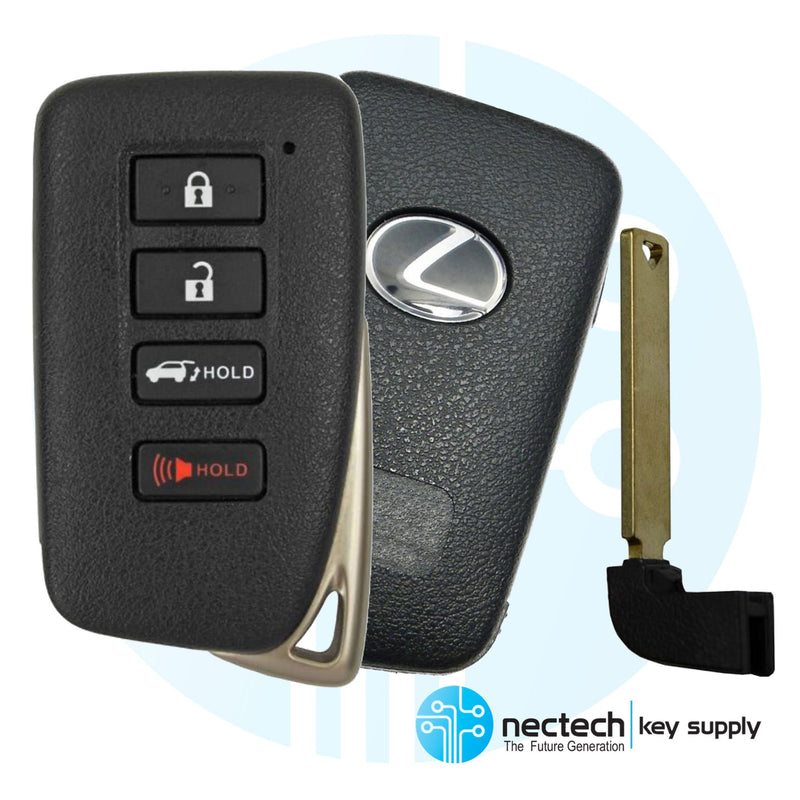 2016 - 2021 NUEVO Lexus RX350 RX450h LX570 350L 450HL Llave de proximidad inteligente FCC: HYQ14FBB / (G Board 0010)