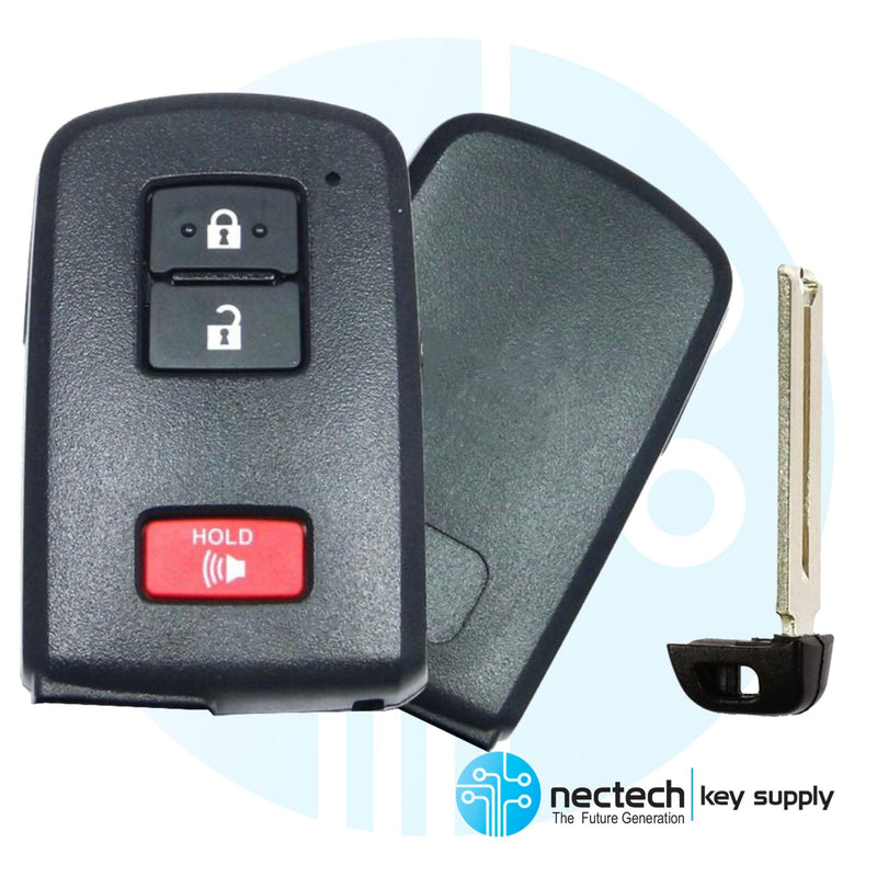 2012 - 2021 AFT Toyota Prius C Prius V RAV4 Llave inteligente de proximidad FCC: HYQ14FBA - 0020
