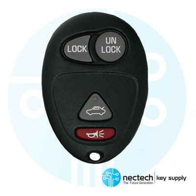 2002 - 2005 Chevrolet Pontiac Oldsmobile Remote Control Fob FCC: L2C0007T PN: 10335588