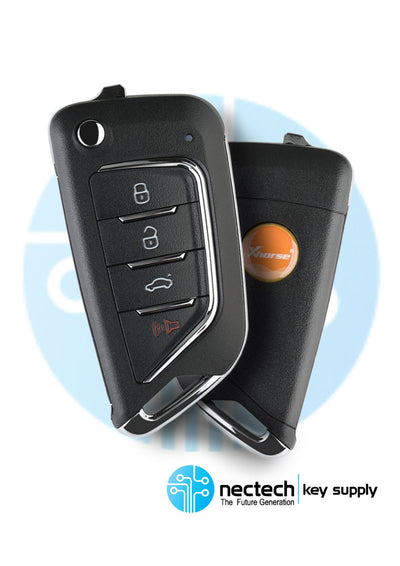 Xhorse VVDI Key Tool VVDI2 Wire Flip Remote Key 4 Buttons Type XKCD02EN