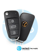 Xhorse Wire Flip Remote A6L Estilo Silicagel 3 Botones XKA600EN