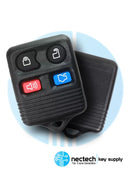 Xhorse Wire Remote Estilo Ford Cuadrado Separado 4 Botones XKFO02EN