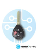 Xhorse Wire Flip Remote Key Toyota Style Triangle 4 botones XKTO02EN