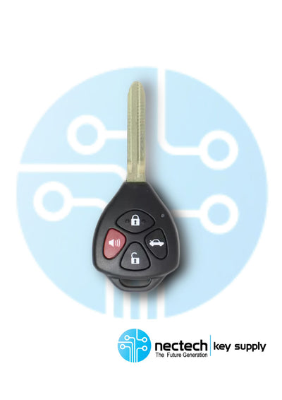 Xhorse Wire Flip Remote Key Toyota Style Triangle 4 botones XKTO02EN