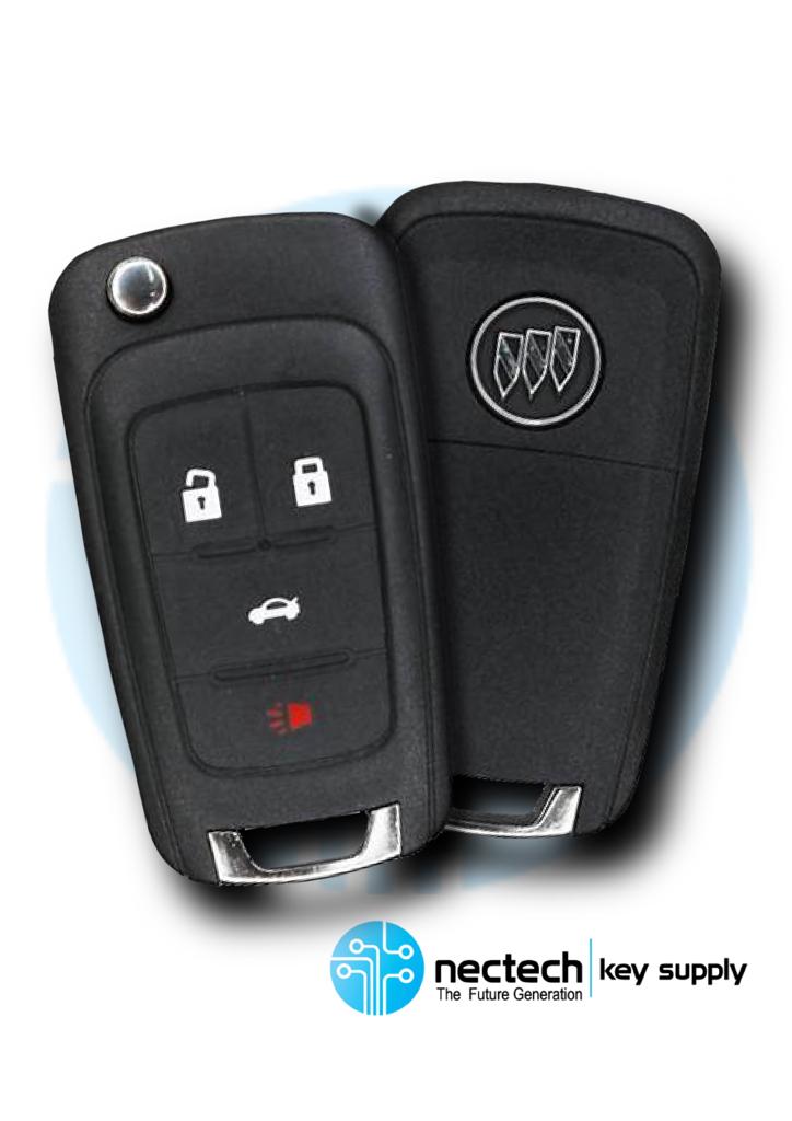 2010 - 2019 Buick Encore Remote Flip Key FCC ID: OHT01060512 / PN: 13500227
