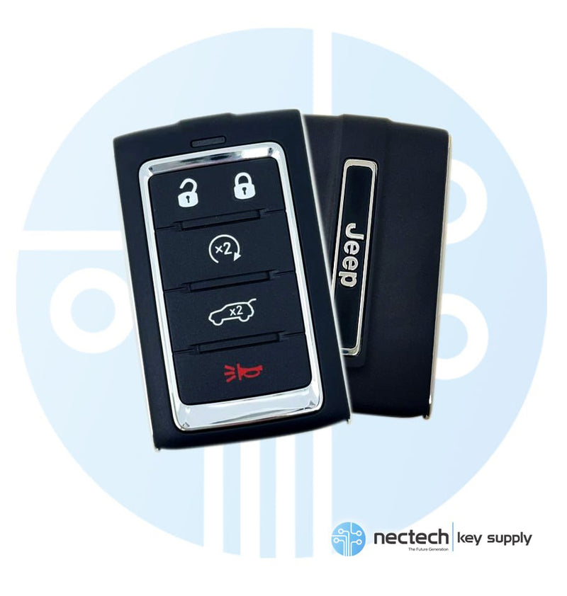 2024 NUEVO Jeep Grand Cherokee Llave inteligente Escotilla de 5 botones / PN: 68577124AB /FCC ID 2BAHD-KFW1