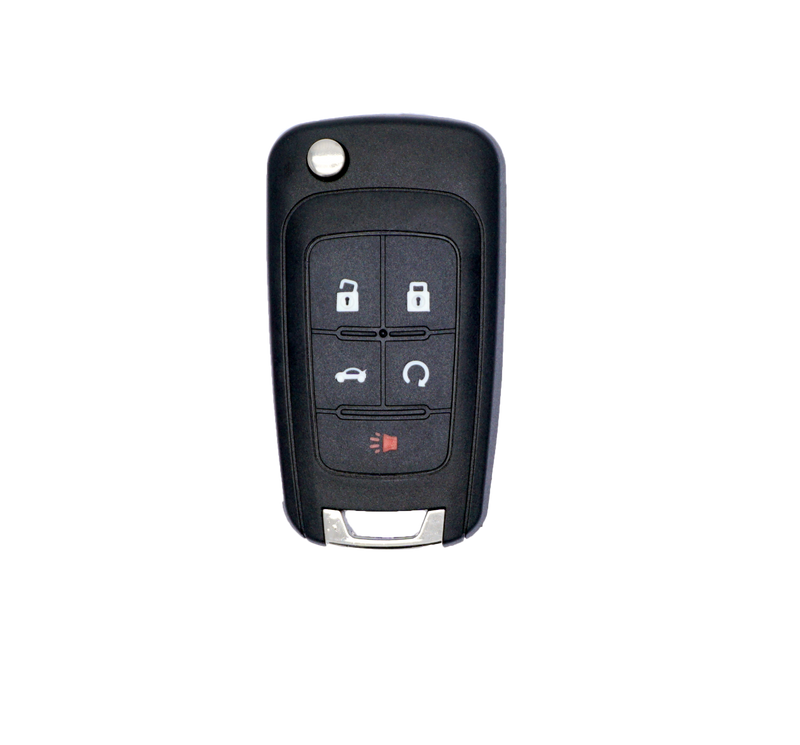 2010 - 2019 Chevrolet Camaro Cruze Equinox Impala Llave abatible remota FCC: OHT01060512 PN: 13504199 Sin PEPS