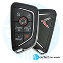 2020 - 2022 Chevrolet Corvette C8 Llave de proximidad inteligente 7B (logotipo cromado) FCC: YG0G20TB1