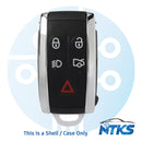 2007 - 2015 CARCASA para Jaguar Smart Proximity / 5 botones