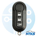 Llave abatible remota 2012-2018 para Fiat Dodge Ram Promaster City BCM 3-B FCC: LTQF12AM433TX / Delphi BCM