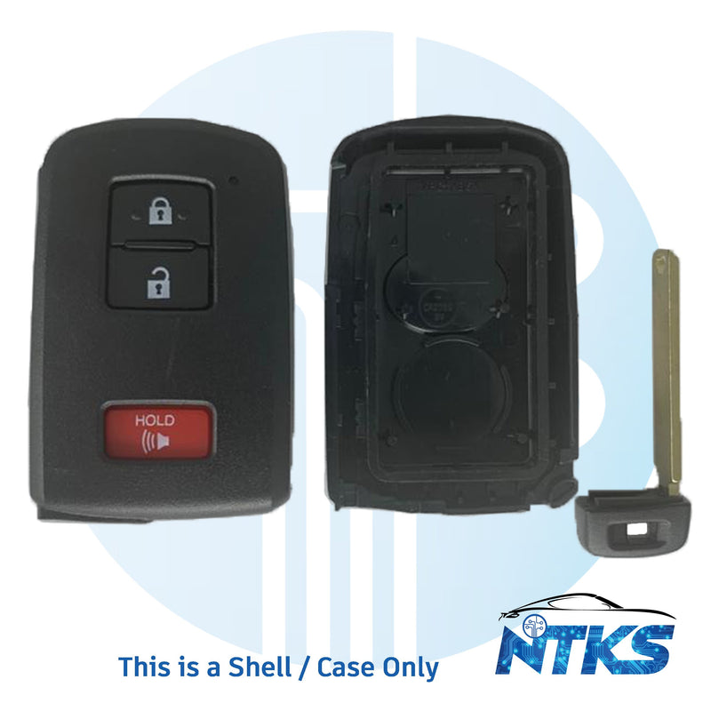 CARCASA 2012-2020 para llave inteligente Toyota para HYQ14FBA / 3 botones