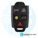 1999-2003 Volvo S60 S80 V70 XC90 Llave remota FCC ID: LQNP2T-APU