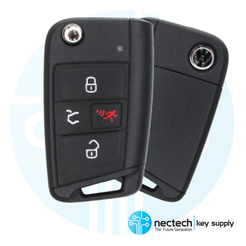 2015-2019 Volkswagen Remote Flip Key (No Comfort Access) FCC ID: NBGFS12A01
