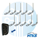 2020 - 2021 Chevrolet Corvette Cadillac Hoja de llave de emergencia HU100