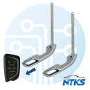 2020 - 2021 Chevrolet Corvette Cadillac Hoja de llave de emergencia HU100