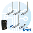 2020 - 2021 Chevrolet Corvette Cadillac Hoja de llave de emergencia HU100