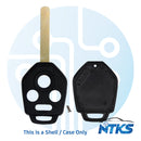 2010 - 2014 SHELL for Subaru Remote Head Key SUB1 (High Security)- 4-Buttons