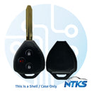 CARCASA para llave de cabeza remota Scion de 3 botones