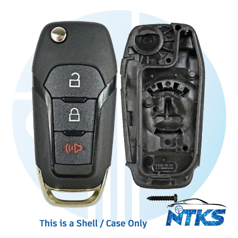 2014-2019 SHELL para Ford F-Series Remote Flip Key HU101 / 3 botones