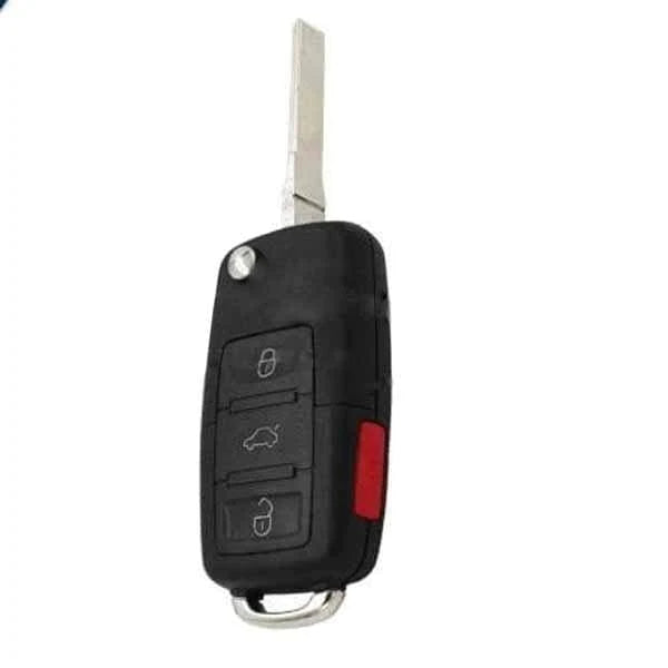 2012-2018 Volkswagen llave abatible remota de 4 botones PN:5KO837202BJ FCC:NBGFS93N 315Mhz