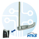 Hoja de llave de emergencia HU92 para BMW Serie X5 X6 2014-2016