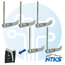 Hoja de llave de emergencia HU92 para BMW Serie X5 X6 2014-2016