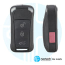 2004-2011 Porsche Cayenne llave remota FCC: KR55WK45022