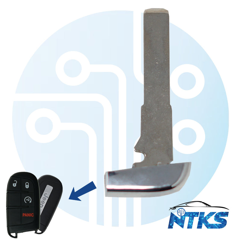 2015 - 2018 Jeep Fiat Emergency Key Blade High Security