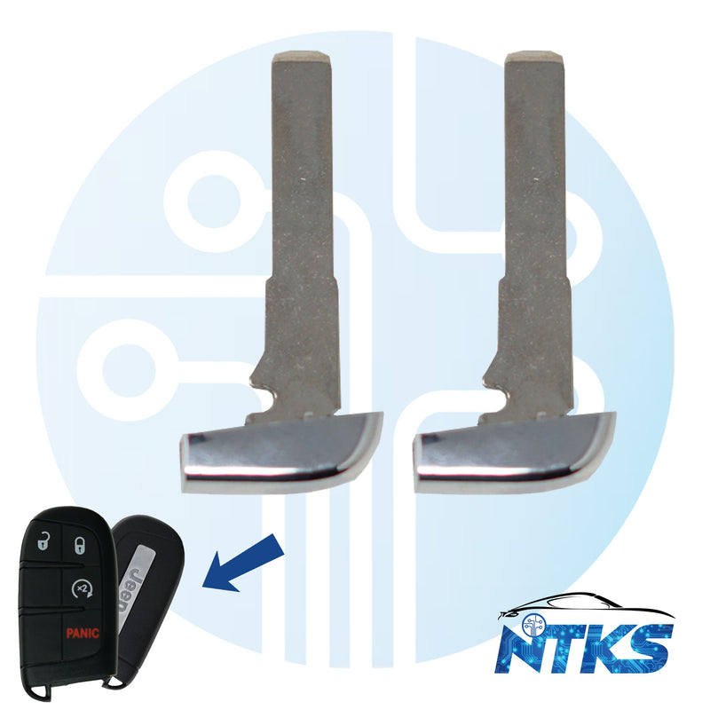 2015 - 2018 Jeep Fiat Emergency Key Blade High Security