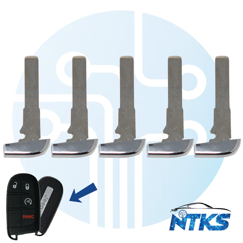 2015 - 2018 Jeep Fiat Emergency Key Blade High Security