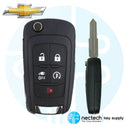 2014-2016 Chevrolet Spark EV Remote Flip Key FCC: A2GM3AFUS04