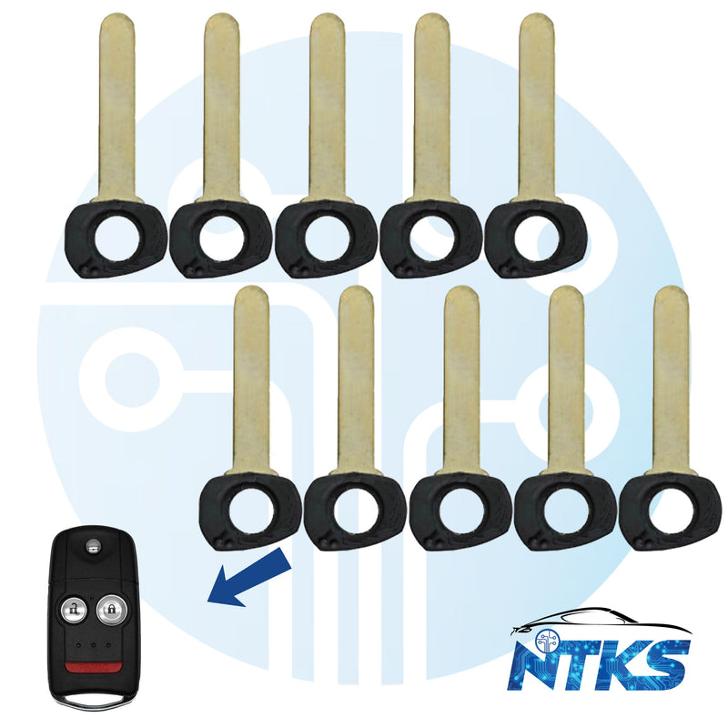 2005 - 2013 Acura Emergency Flip Key Blade HO01 Without Chip