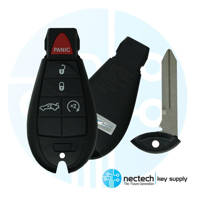 2008 - 2010 Chrysler 300 fobik  Key 5B FCC:  IYZ-C01C
