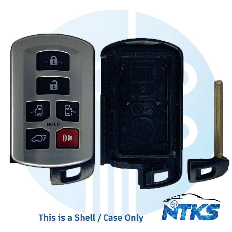 2011 - 2020 CARCASA para Toyota Sienna Smart Key para FCC: HYQ14ADR