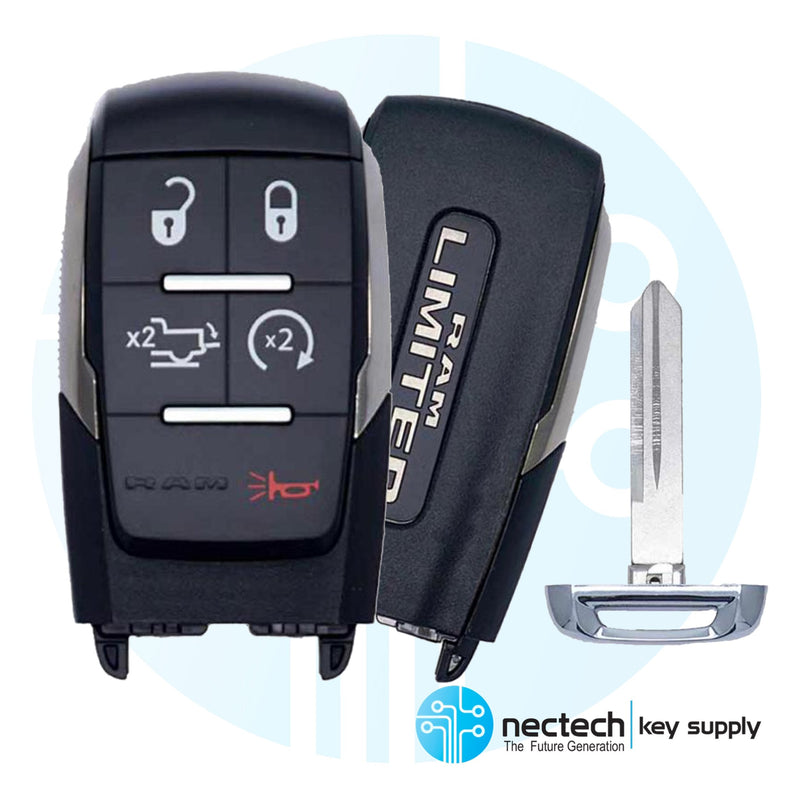 2019 - 2024 NEW Dodge Ram Pickup 2500 3500 5500 Smart Key FCC: GQ4-76T / PN: 68538052