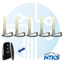 2014 - 2016 Hyundai Genesis Sedan (4 puertas) Hoja de llave de emergencia de alta seguridad