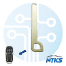 2013 - 2018 Ford Lincoln Hoja de llave de emergencia HU101
