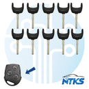 Hoja de llave de cabeza remota para Ford Fiesta 2011 - 2018 HU101