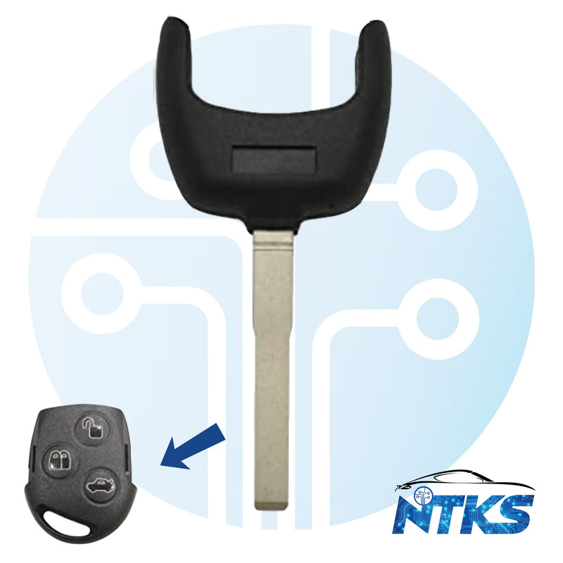 2011 - 2018 Ford Fiesta Remote Head Key Blade HU101