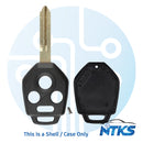 2008 - 2014 SHELL for Subaru Remote Head Key DA34 - 4-Buttons