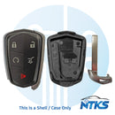 2015 - 2019 CARCASA para Cadillac Smart Key SUV de 5 botones
