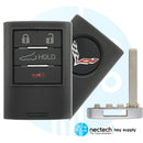 2014 - 2015 Chevrolet Covette llave inteligente FCC: G09C04EEC4P PN: 22779879